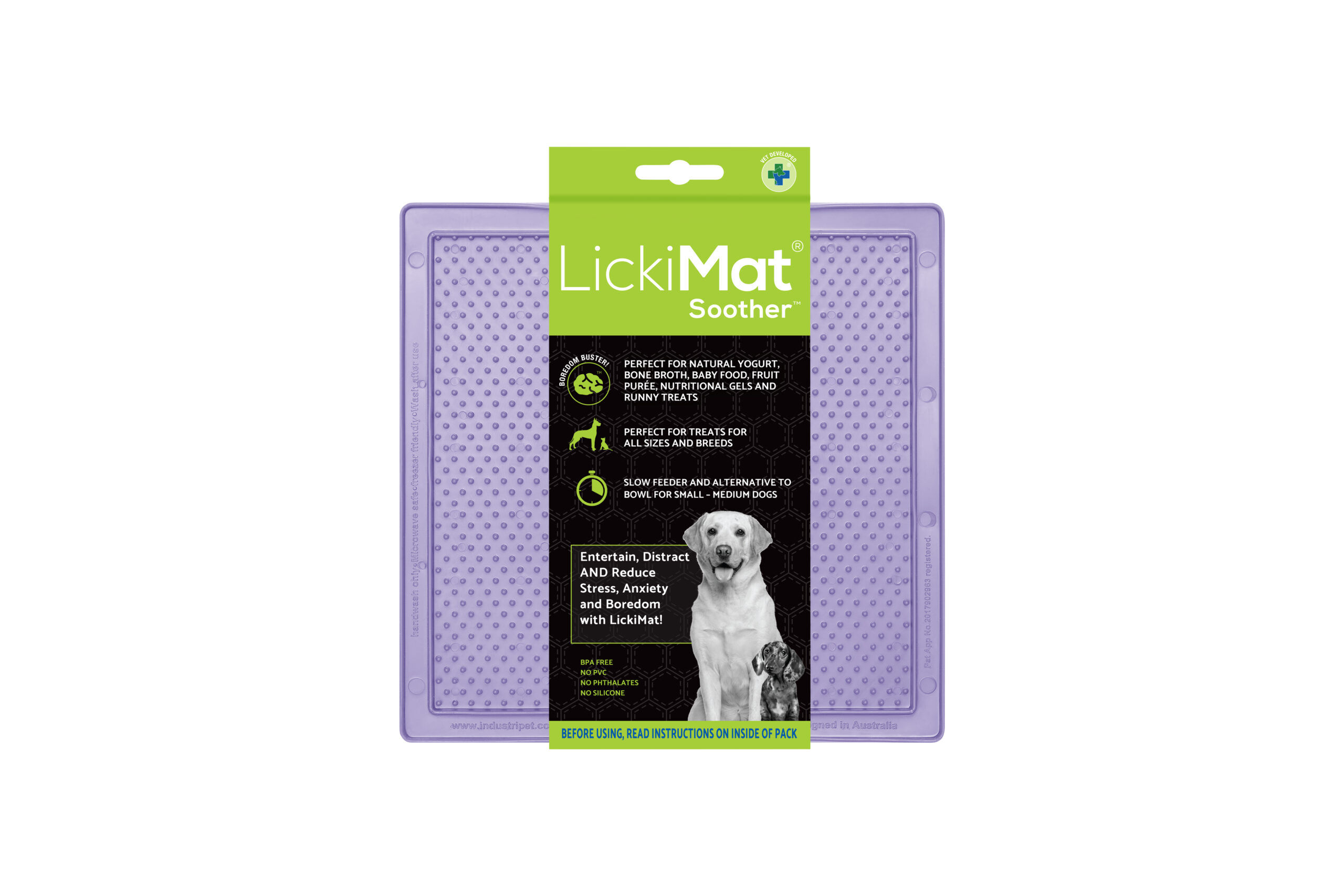 Comedero LickiMat Soother Classic Lavanda para perro, , large Imagen numero 1