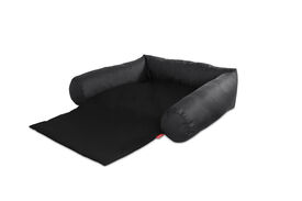 Gauty Cama Tela Impermeable  Gris y negro para Perros y Gatos 