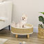 PawHut Cama para Perros Beige, , large indicador imagen numero 2