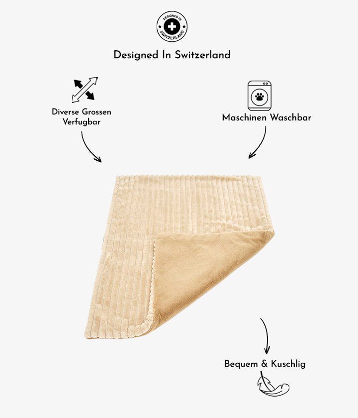 Pet and Co Manta Cuddle Beis Lazy para Perros thumbnail