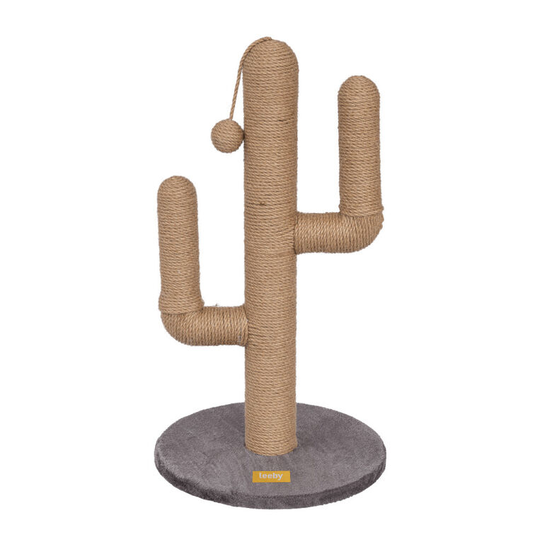 Leeby Carmen Cactus rascador con juguete para gatos thumbnail