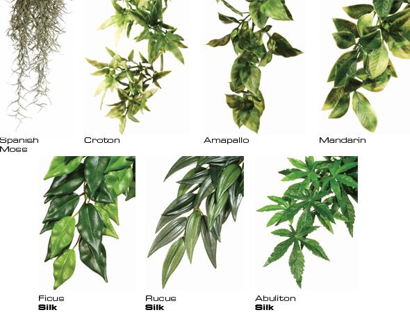 Exo Terra Planta Colgante De Seda para terrario thumbnail