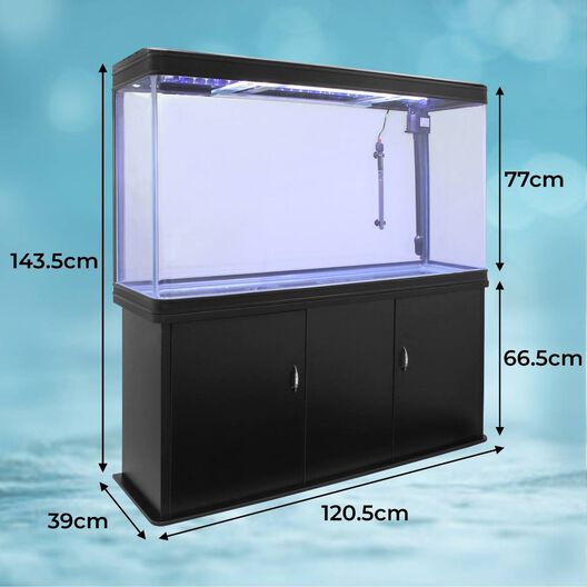 Acuario Completo de 300L con Mueble Negro, , large image number null