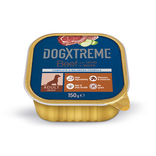 Dogxtreme Adult Mini Ternera tarrina para perros