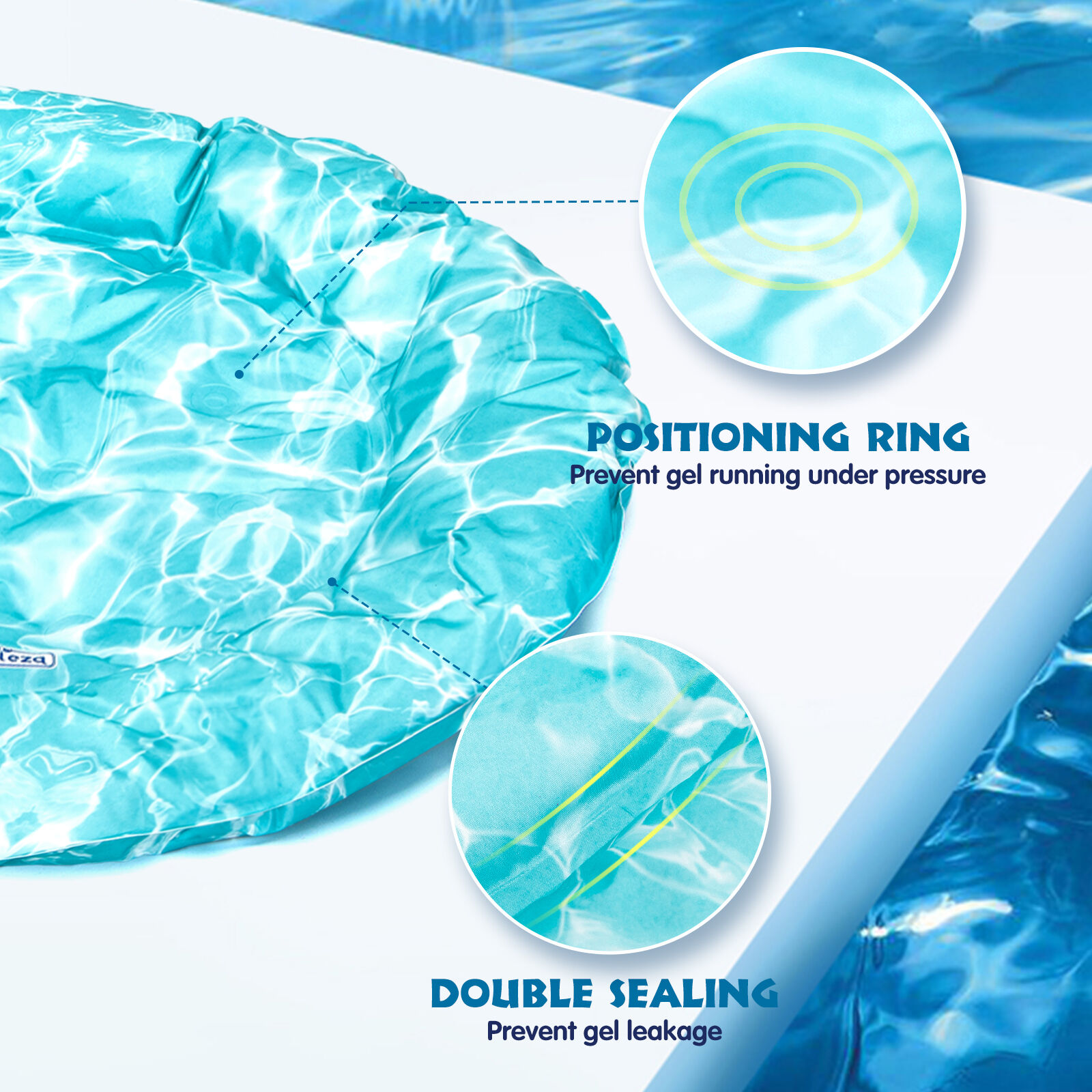 Nobleza Alfombra Refrescante para Perros, Cama Perro Fria, Manta Refrescante para Mascotas Peque&ntilde;os y Medianos, Gatos en Verano, Auto Refrigerante, No t&oacute;xico,, , large Imagen numero 3