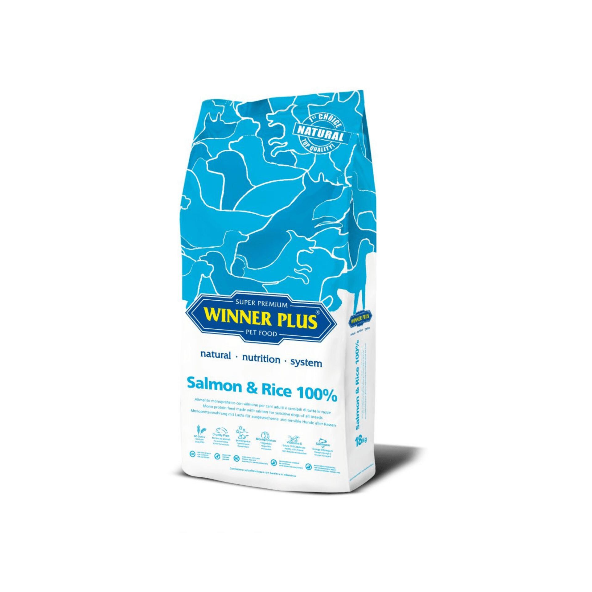 Winner Plus Pienso Monoproteico Salm&oacute;n Y Arroz Para Perros Adultos, , large Imagen numero 1
