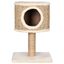 Cueva elevada con rascador para gatos color Beige, , large indicador imagen numero 3