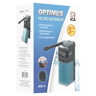 ICA Filtro interior OPTIMUS 200 para acuario