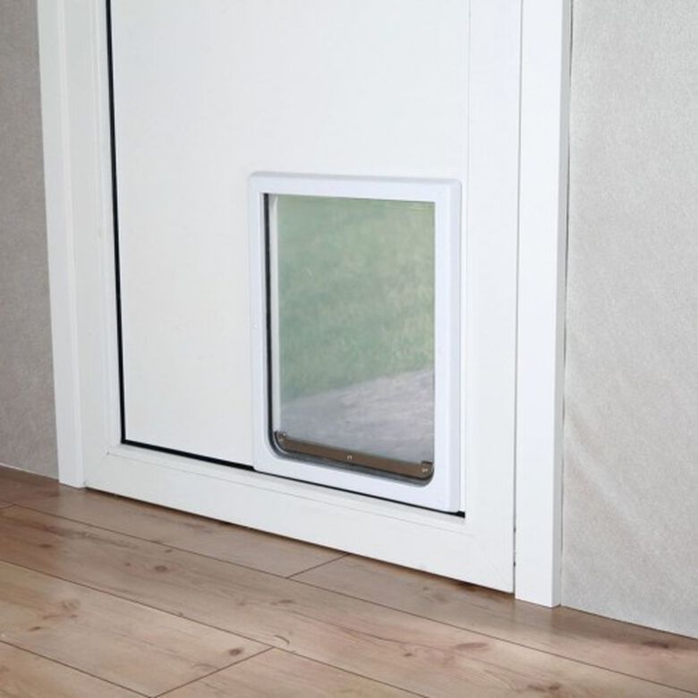 Puerta para perro mediano y grandes color Blanco thumbnail