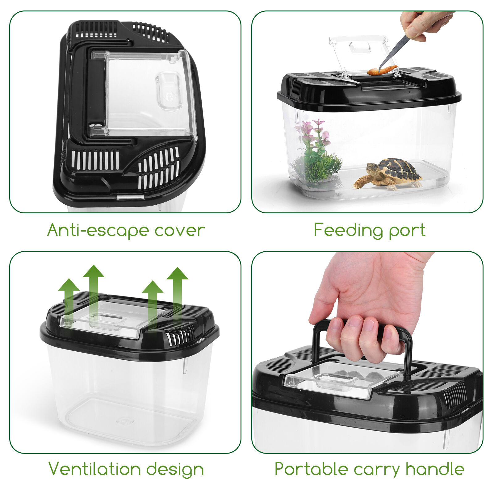 Nobleza Terrario de Plástico para Reptiles y Anfibios thumbnail