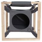 Cama con hamaca Catcube para gatos color Gris, , large image number null