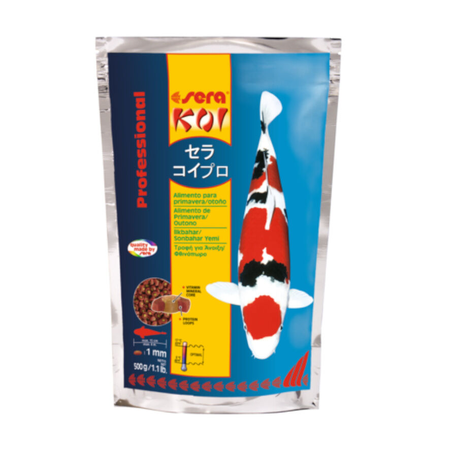 Sera Koi Professional Primavera/Otoño Comida de vacaciones para peces carpa thumbnail