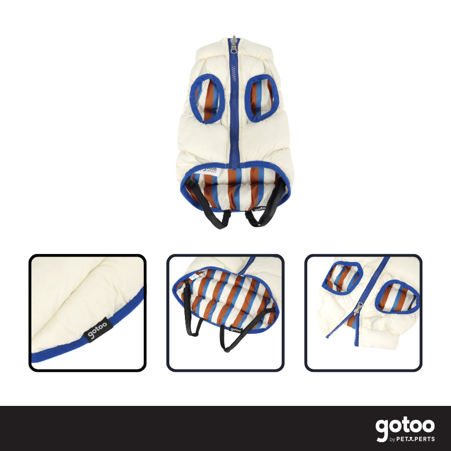 Goto Abrigo Reversible Acolchado para perros, , large Imagen numero 3