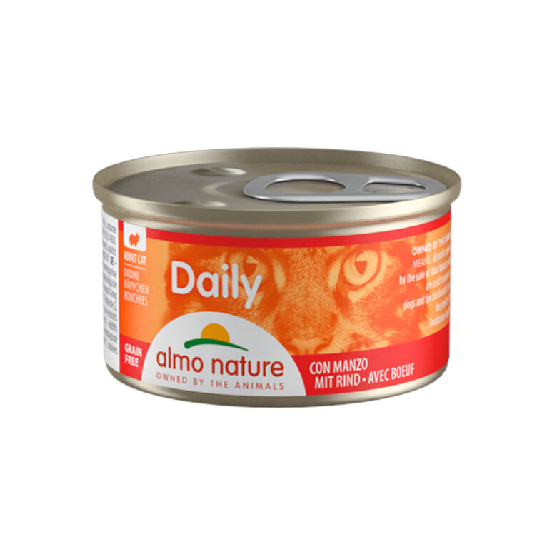 Almo Nature Daily Menu Ternera lata para gatos, , large image number null