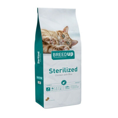 Breed Up Sterilised Pollo pienso para gatos