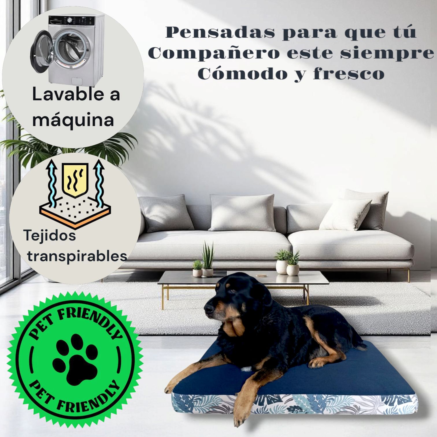 CAMA LULU AZUL Talla L, , large Imagen numero 3