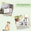 PawHut Arenero para Gatos Blanco, , large indicador imagen numero 4