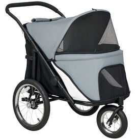 PawHut Carrito para Perro Gris