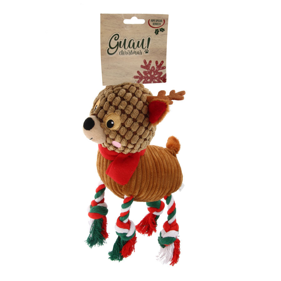 Guau Christmas Reno de Peluche con Cuerda para perros, , large Imagen numero 6