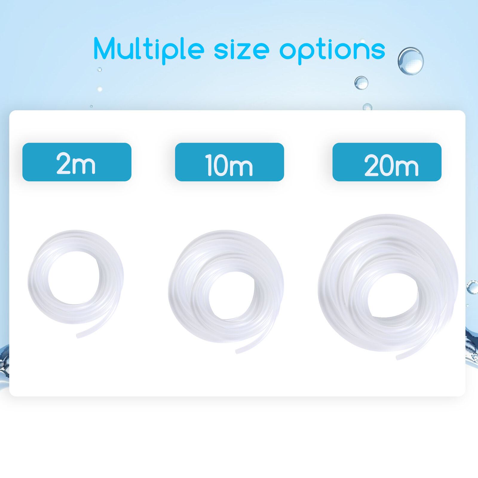 Nobleza 6 mm x 20 Metros de Tubo At&oacute;xico de Silicona para  Aire Manguera, Tubo Flexible de PVC Ideal para Tanque y Acuario, , large Imagen numero 4