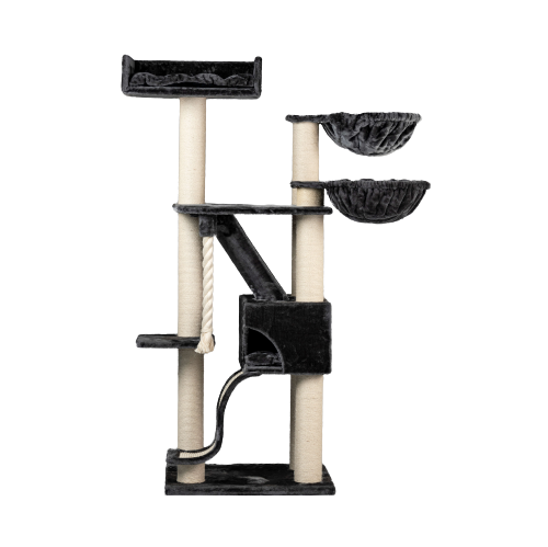 RHRQuality rascador Kilimandjaro gris oscuro para gatos, , large Imagen numero 1