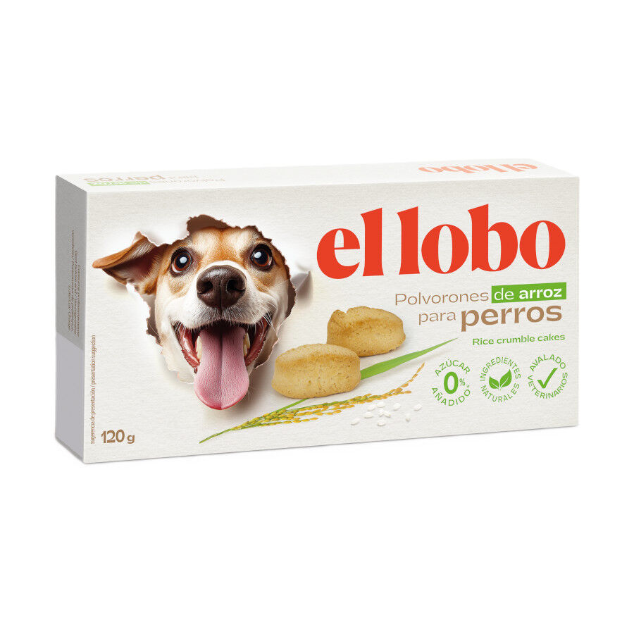 120 g EL Lobo Polvorones de Arroz para perros, , large Imagen numero 1