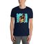 Mascochula camiseta hombre graffiti personalizada con tu mascota azul marino, , large indicador imagen numero 3