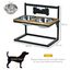 PawHut Comedero Elevado Ajustable para perros, , large indicador imagen numero 3