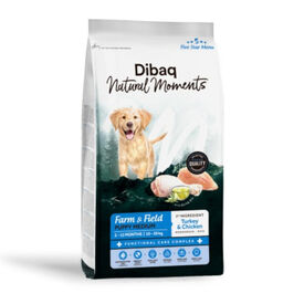 Dibaq Natural Moments Pienso Medium Pavo y Pollo para cachorro