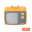 Tootoy! Chew Vintage TV mordedor con sonido para perros, , large indicador imagen numero 1
