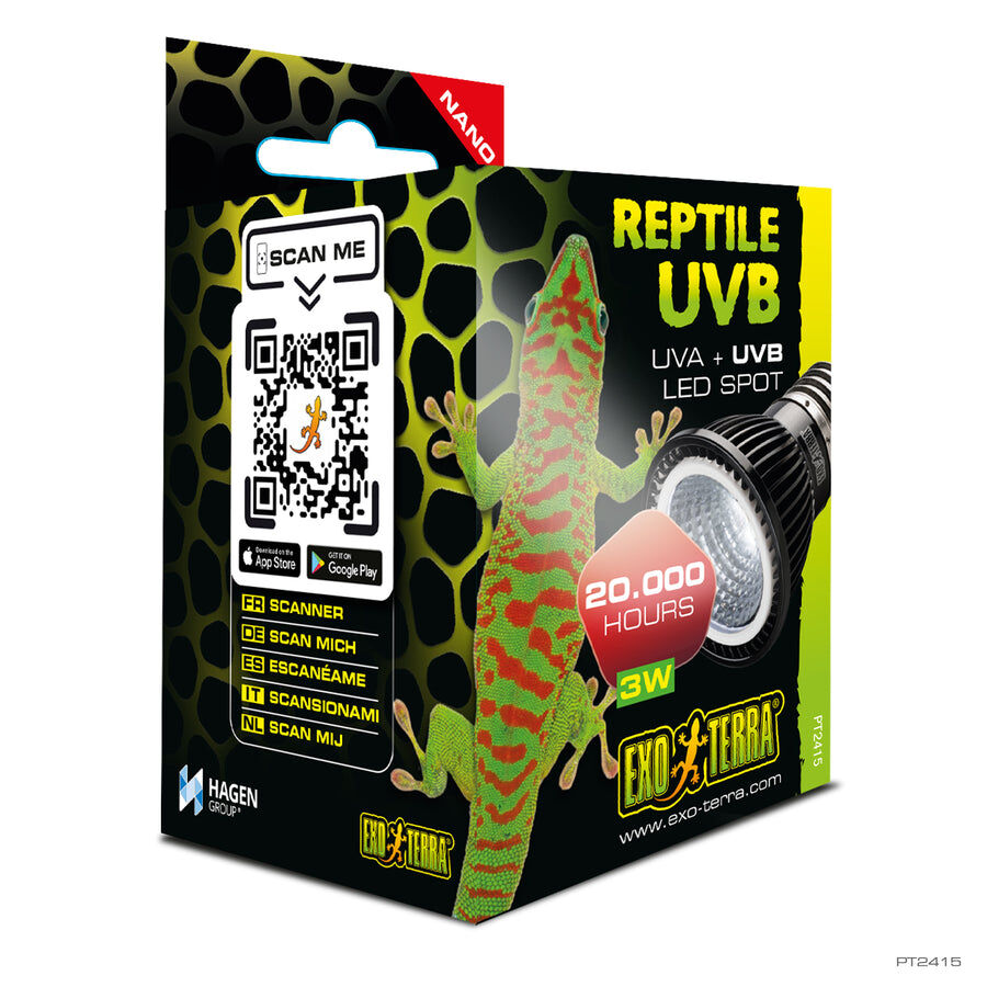 Exo Terra Bombilla Spot LED UVB 3W, , large Imagen numero 1