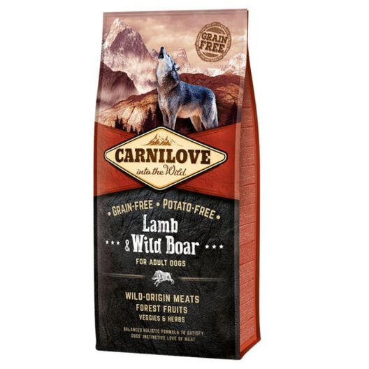 Carnilove Lamb-Wild Boar pienso perro sin cereales image number null