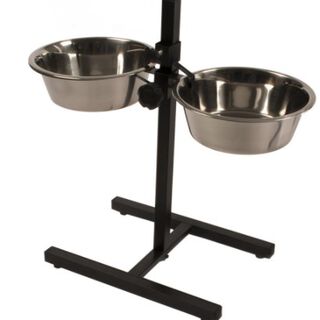 Duvo Soporte comederos elevado acero inoxidable para perros