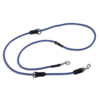 Correa con tres posiciones para perros color Azul