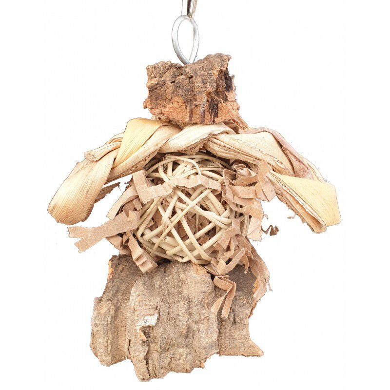 Juguete Natural Shredding Ball para loros thumbnail