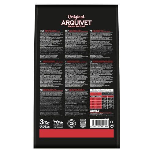 Arquivet original pienso cerdo ib&eacute;rico para perros adultos, , large Imagen numero 4
