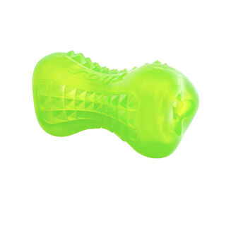 Rogz yumz hueso de juguete verde lima para perros