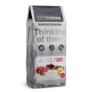 Breedna Adult Lamb Rice Pienso para perros