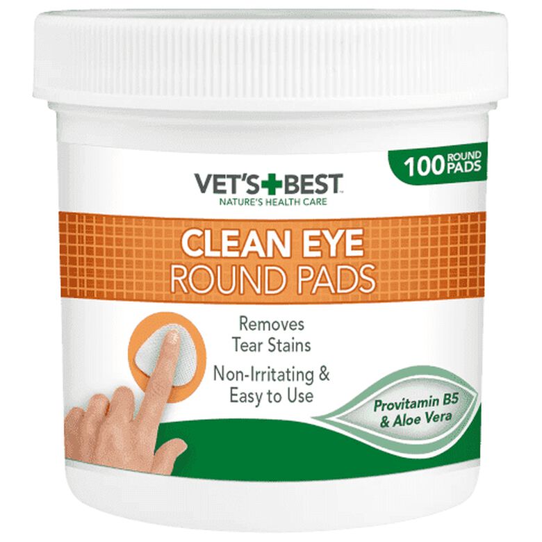 Vet’s Best Toallitas para Limpieza de Ojos para perros y gatos
