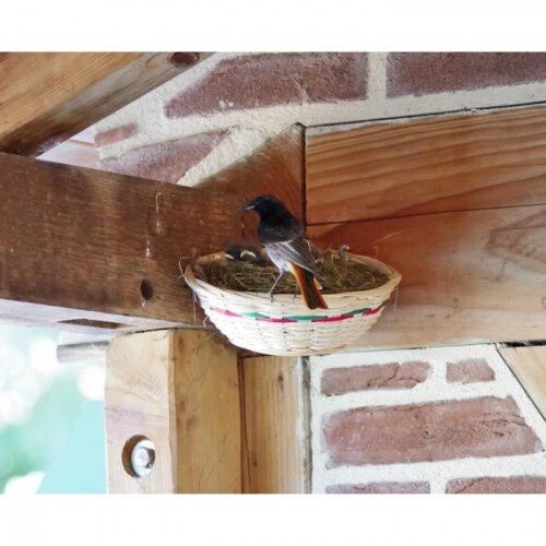 Tyrol rattan nido gran de rat&aacute;n para p&aacute;jaros, , large Imagen numero 4