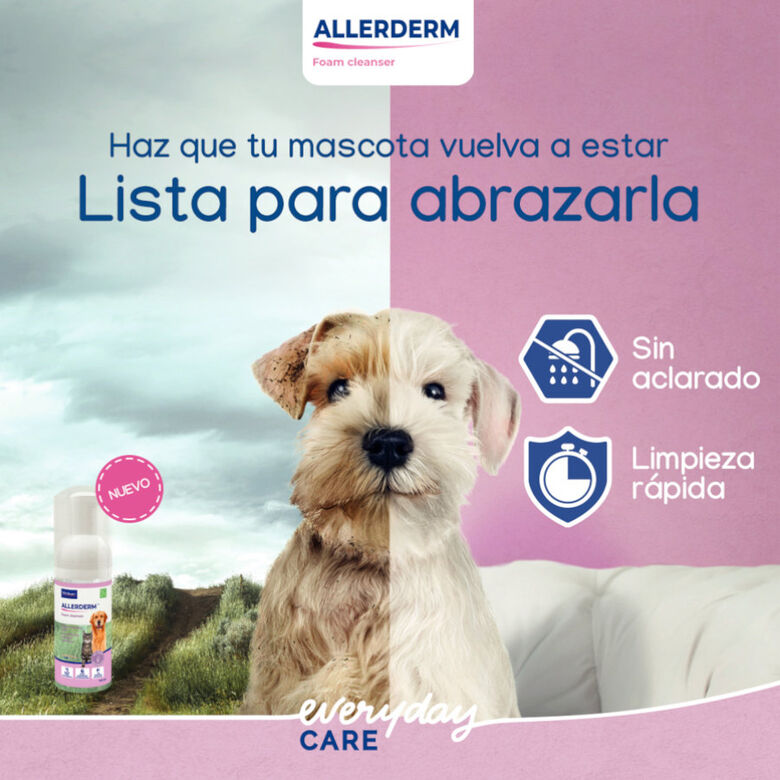 Virbac Allerderm Foam Cleanser Espuma Limpiadora para perros thumbnail
