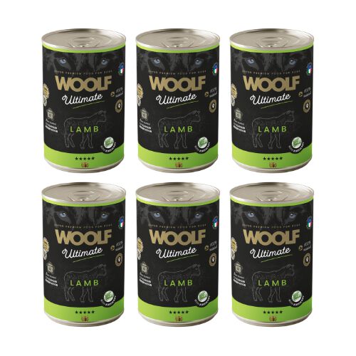 Woolf comida húmeda de cordero para perros thumbnail