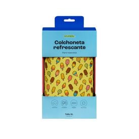 Colchoneta de gel refrescante estampado amarillo ICE CREAM WUAPU