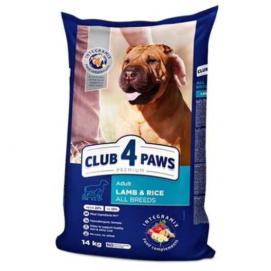 Club 4 Paws Pienso seco para perros Cordero y Arroz , , large image number null