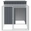vidaXL Gallinero con corral acero galvanizado gris 110x1017x110 cm, , large indicador imagen numero 22