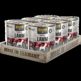 BELCANDO Baseline Cordero - Comida húmeda premium para perros de alta calidad (paquete de 6 latas)