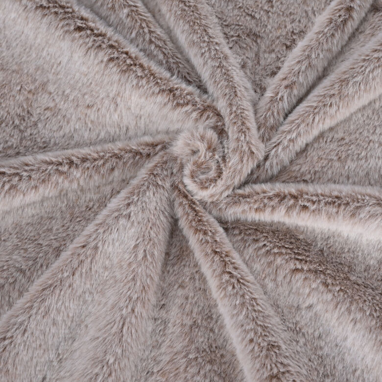 Lebby cama suave redonda beige para perros thumbnail