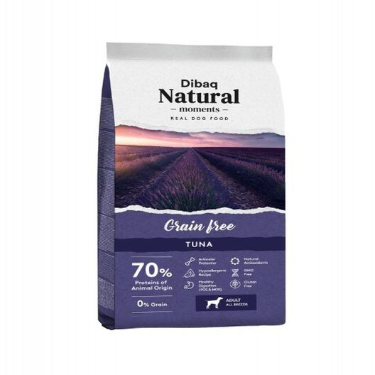 Pienso Dibaq Natural Moments Grain Free sabor Atún, , large image number null