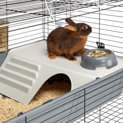 Jaula para conejos color Gris thumbnail