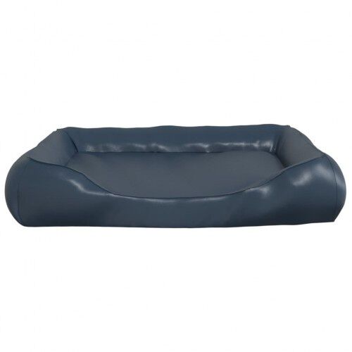 Vidaxl cama rectangular acolchada gris oscuro para perros, , large Imagen numero 4